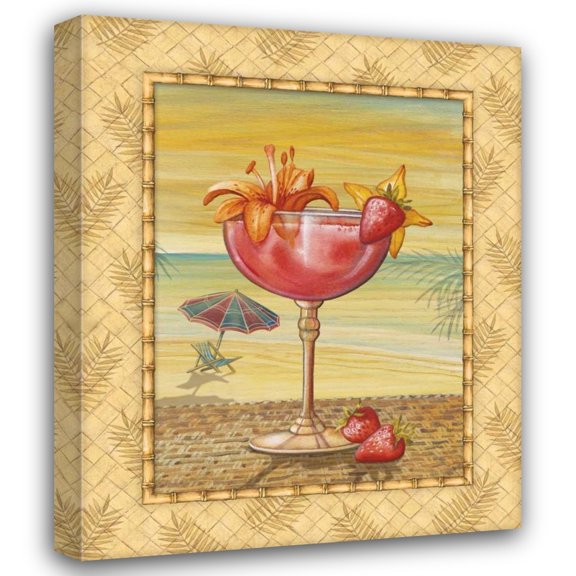 Charlene Audrey 28x34 Gallery Wrapped Canvas Wall Art Titled - Island Nectar I