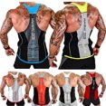 thumbnail image 1 of Mialoley Hommes de Remise en Forme Muscle Coupe Stringer Musculation Entraînement Débardeur Sans Manches Chemises, 1 of 3