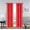 Bright Red, variant on Gorgeous Home Linen 100% Blackout Window Curtain Drapes For Bedroom Living Room Burgundy Noa Set of 2 panels 35" wide X 84" long