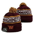 thumbnail image 1 of Washington Commanders Sport Fans Cuffed Stylish Toque Cap Knitted Beanie Hat 2024 Woolen Winter Football Cap, 1 of 11