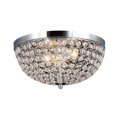 thumbnail image 2 of Lalia Home LHM-2000-CH Crystal Glam 2 Light Ceiling Flush Mount, Chrome, 2 of 4