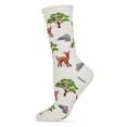 thumbnail image 2 of MeMoi Oh Deer Bamboo Blend Crew Socks - Mens - Male, 2 of 3