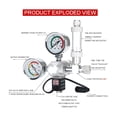 thumbnail image 3 of CO2 Regulator By Carbon Accelerator For C02 Tanks With Solenoid Valve Bubble Meter Fine-tuning CO2 Pressure Reducing Valve ,Easy Installation, 3 of 7
