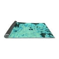 thumbnail image 2 of Ahgly Company Indoor Rectangle Abstract Light Blue Modern Area Rugs, 4' x 6', 2 of 4