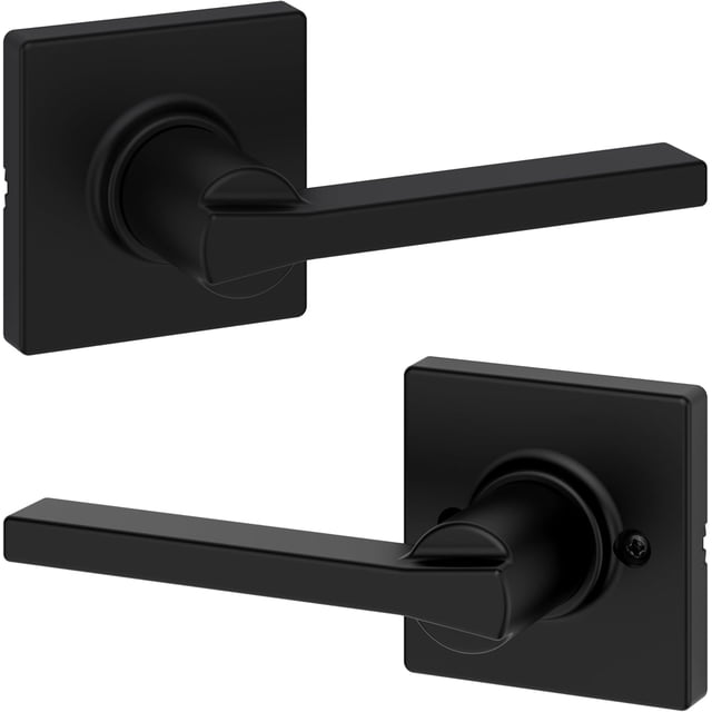 Poignée de Porte Mate Réversible Demi-Levier Factice Ne Se Retourne Pas Poignées de Porte Intérieures pour Porte de Garde-Robe Placard et Portes Françaises Poignée d'Armoire/poignées d'Armoire Déco Maison Moderne