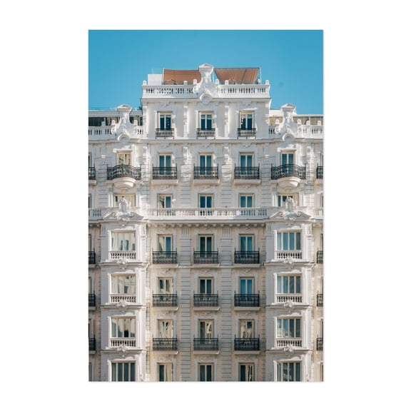 Gran Via Architectural - Madrid Spain Photography Unframed Wall Art Print 5 x 7 inches
