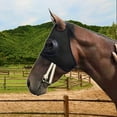 thumbnail image 6 of Horse Goggles Blinders Anti Sand Windproof Cover Breathable Polyester Mesh for Racing and Riding Scenes, 6 of 7