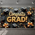 thumbnail image 3 of Pink Theme Graduation Banner Graduation Cap Design Class of 2026 Display Polka Dot Balloons Star Decorations Graduation Backdrop for Graduation Ceremony Class of 2026 Party Graduation Photo Shoot, 3 of 9