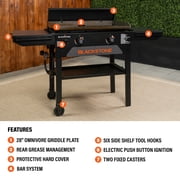 Blackstone Original 28” Omnivore Griddle with Hard Cover and Dual Side Shelves with Blackstone BAR System