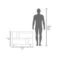 thumbnail image 3 of Melamine Rectangular Table / Open Storage for Displaying Items, 3 of 4