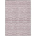 thumbnail image 2 of Addison Rugs Chantille Indoor/Outdoor Transitional Stripes Blush Washable Rectangle Rug, 5' x 7'6", 2 of 6