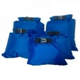 thumbnail image 1 of 5 Pcs/set Sac Sec 1.5/2.5/3.5/4.5/6L Sac de Stockage Enduit Tissu de Silicone Pression Imperméable Sac Sec Rafting Canotage Sac Sec, 1 of 5