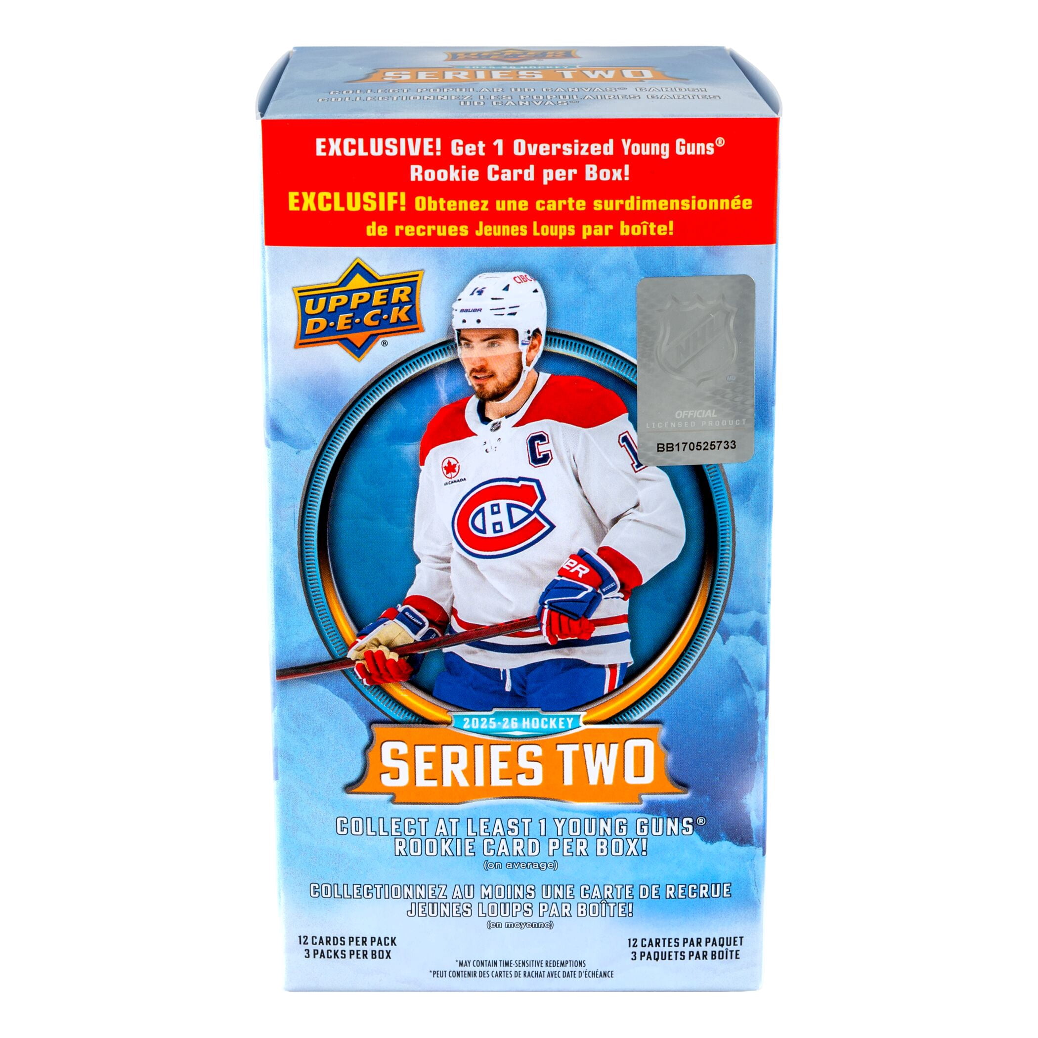 2025-26 Upper Deck Series 2 Hockey Exclusive Young Guns Blaster