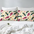 thumbnail image 7 of Erosebridal Slippers Print Sheet Set Twin, Flip Flops Twin Sheet Sets, Cute Starfish Bedding Twin Size, Lightweight Bedroom Decor, 3 Pieces, 7 of 7