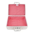 thumbnail image 1 of BRIGHTFUFU 1Set Decorative Suitcases White Plastic Woven Technology Large Capacity Storage Box for Adults, 1 of 8