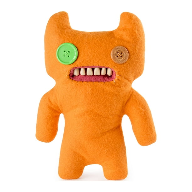 Peluche Fuggler, divertido monstruo feo, indeciso, 23 cm, naranja