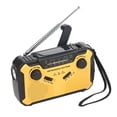 thumbnail image 1 of Digital FM AM WB Radio Emergencia al aire libre Solar Manivela Radio Linterna Luz de lectu Irfora Radio, 1 of 7