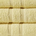 thumbnail image 4 of Ensemble de Serviettes en Coton Turc Contemporain 6 Pcs Design Égéen Jaune, 4 of 10