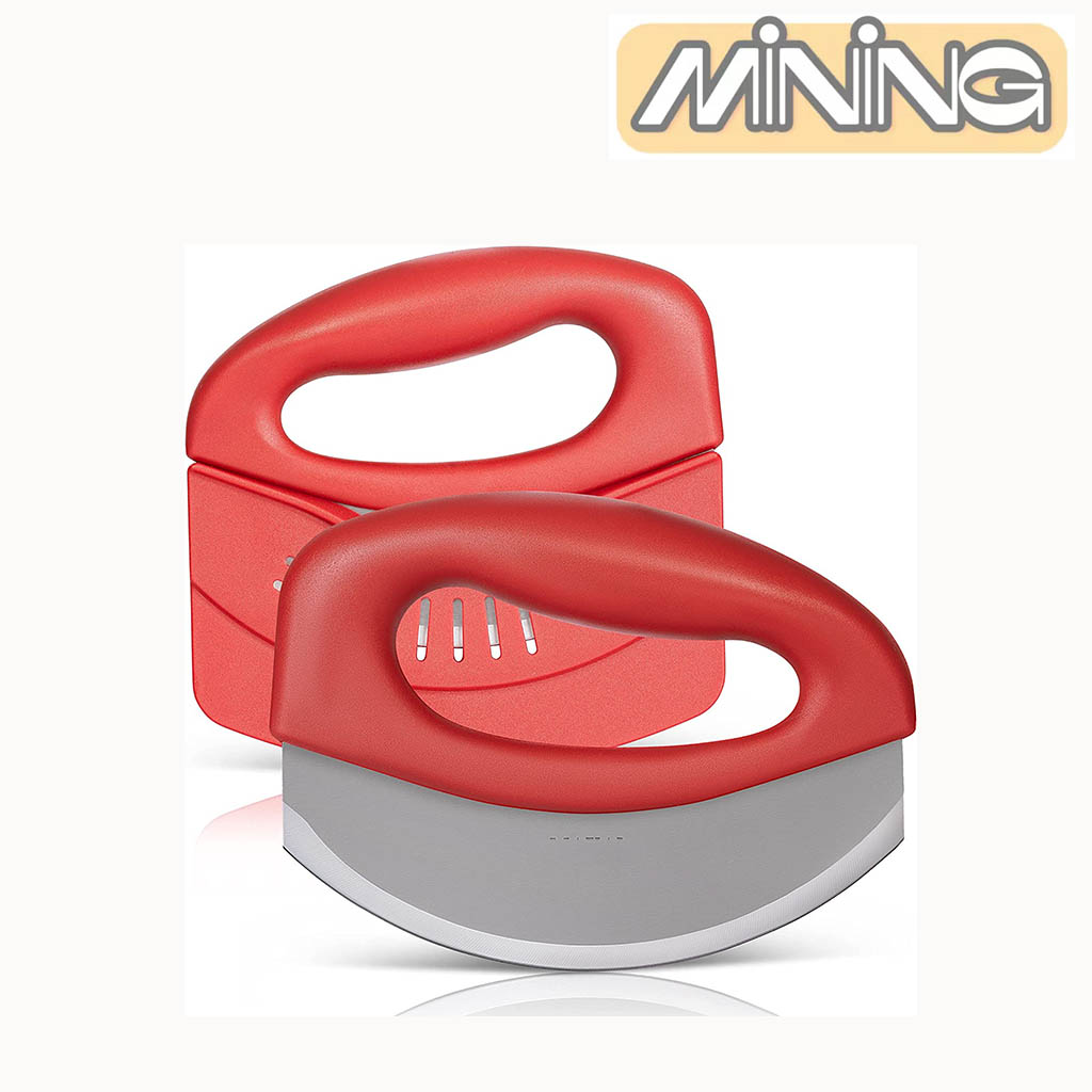 Chopper Stainless Steel Rocker Knife for Cutting Salad, Vegetables