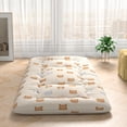 thumbnail image 2 of Costway Twin Futon Mattress Japanese Floor Pad Washable Cover Carry Bag Brown Bear, 2 of 9
