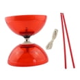 thumbnail image 4 of Juguete de bola de Diabolo Strade Fareast Limited juguete de malabarismo chino fácil de transportar con palos de Diabolo rojo, 4 of 8