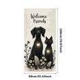 thumbnail image 3 of Cute Animal Welcome Banner Friendly Design Polyester Material Decorative Hearts for Home Decoration Party Entrance Greeting, 3 of 5