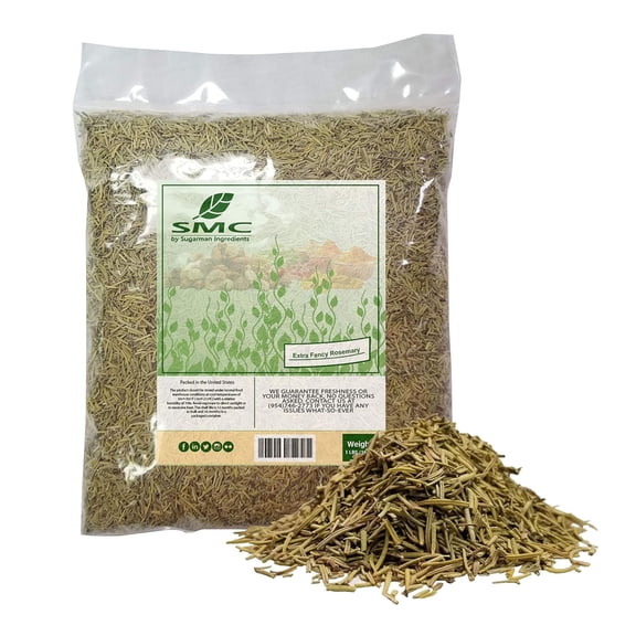 Naturejam Whole Rosemary Leaves Extra Fancy 1Pound-Heat Sealed to Maintain Freshness-Spice Seasoning