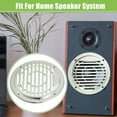 thumbnail image 3 of Unique Bargains 4 Pcs 4.5" Car Speaker Grills Cover Round 4.5 Inch Audio Subwoofer Protector with Screws ABS Silver Tone, 3 of 6