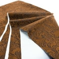 thumbnail image 6 of Waverly Inspirations 52" Faux Leather Jacobean Print Upholstery Fabric, Brown, Available In Multiple Colors, 6 of 7