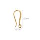thumbnail image 2 of 8pcs Earring Hooks Earring Hooks Diy Safety Earrings Stoppers Ear Jewelry Diy Supplies, 2 of 5