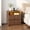 2 Drawers-Walnut, variant on YDN Modern Fluted Nightstand with 2 Drawers and Open Shelf, 24" Curved Profile Bedside Table with Charging Station,Wooden End Side Table W/LED for Bedroom,Living Room,Walnut,Set of 1