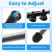 Aquaneat Aquarium Heater, 50W Fish Tank Heater, Adjustable Submersible Water Thermostat with Digital Thermometer