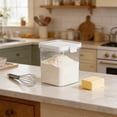 thumbnail image 6 of Partheme Airtight Food Storage Containers with Lids, Kitchen and Pantry Organization Canisters, Food-grade Plastic Leak-proof Jars for Cereal, Flour, Sugar, M, 6 of 6