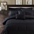 thumbnail image 5 of Unbranded 10 Piece Black Plaid Comforter Set Bed In A Bag California King, 5 of 5