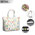 thumbnail image 3 of Large Capacity Weekender Bag with Vintage Leopard Design Tote Bag Featuring Classic Cheetah Pattern, Fashionable Animal Print Travel Bag, 3 of 5