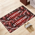 thumbnail image 3 of ZICANCN Area Rugs Doormat , Banner Header Attention Facecloth Non-Slip Floor Mat Rug for Living Room Kitchen Sink Area Indoor Outdoor Entrance 36"x24", 3 of 9