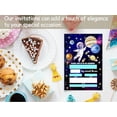 thumbnail image 3 of Outer Space Birthday Party Invitations, Astronaut Birthday Invitations Cards With Envelopes, Planets Rocket Birthday Invites For Boys Girls Teens, 25 Cards -d19$$Home Decor, Kitchen, & Other, 3 of 8