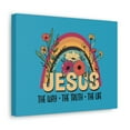 thumbnail image 2 of Scripture Walls John 14:6 Jesus Rainbow Flower Bible Verse Canvas Christian Wall Art Ready to Hang Unframed, 2 of 18