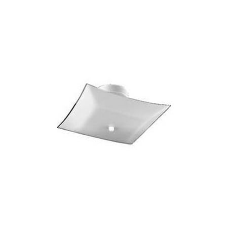 

New Boston Harbor F98WH02-12643L Ceiling Light Fixture 2-Lamp Cfl Lamp White Fixture Each