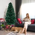 thumbnail image 4 of Costway 6 FT Artificial Xmas Tree with 230 Branch Tips 389 Warm White LED Lights, 4 of 10