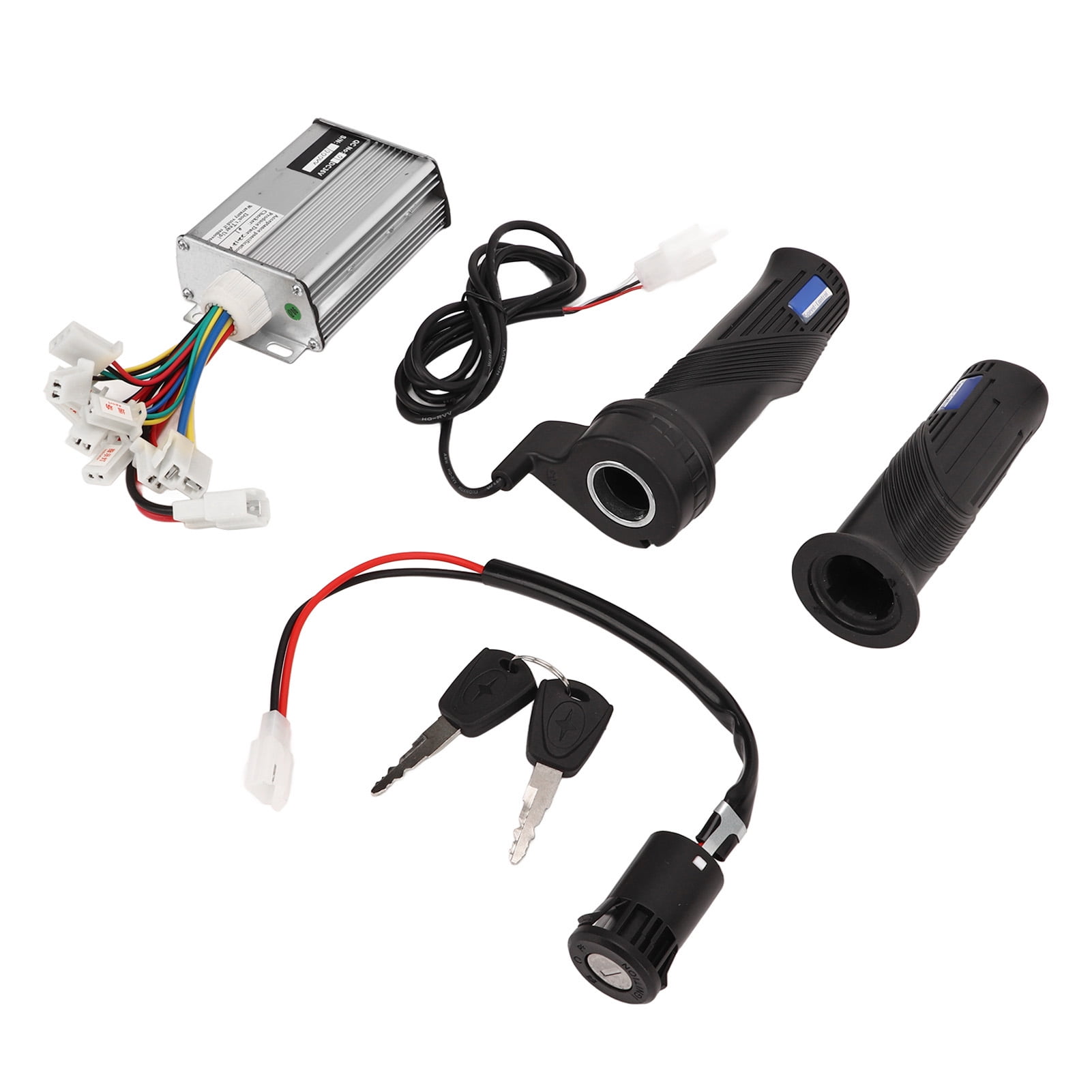 36V 1000W Brushed Motor Controller Throttle Grip Set with Electric Power Lock Electric Bike Conversion Kit Walmart