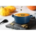 thumbnail image 4 of Kook Soup Crocks, Ceramic Stackable Bowls, Set of 4, Navy, 4 of 7