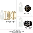 thumbnail image 7 of Big Dot of Happiness Adult 100th Birthday - Gold - Birthday Party Centerpiece Sticks - Table Toppers - Set of 15, 7 of 7