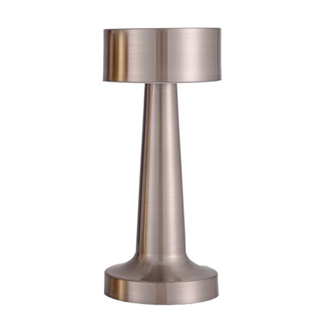 Lámpara de mesa LED táctil, lámpara de noche de metal con atenuación continua