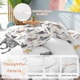 thumbnail image 3 of Horses Queen Size 4 piece Duvet Cover Set,desc|小组描述2desc|小组描述3Comfort Bedding Set, Include a Duvet Cover,a Bed Sheet, 2 Pillowcase with Zipper for All Season, 3 of 12