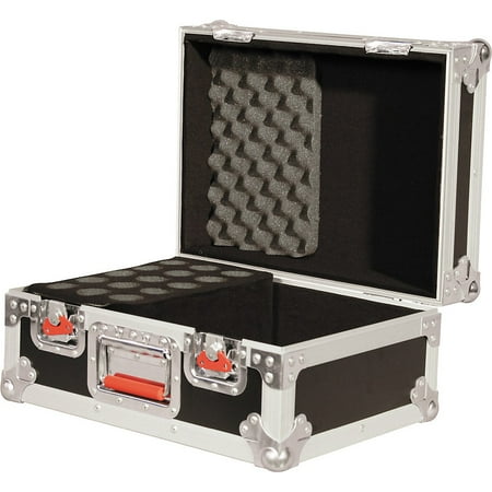 Gator ATA 15 Drop Microphone Case with Recessed Locking Latches and Cable Storage, G-Tour M15