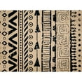 thumbnail image 3 of Deerlux Boho Living Room Area Rug with Nonslip Backing, Bohemian Tribal Print Pattern, 3 of 7