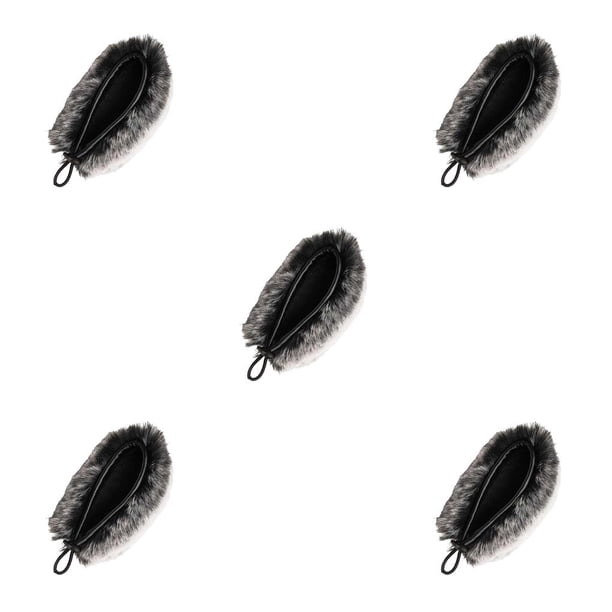 sweethay Microphone Covers Furry Mic Headset Elasticity Tube Replacement Protector with Voice Windscreen Good for yeti/Pro Type2 NO2