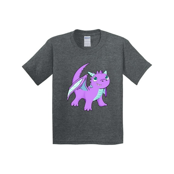 Inktastic Cute Baby Purple Dragon Youth T-Shirt