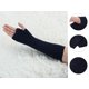 thumbnail image 2 of Guantes largos sin dedos Allegra K Azul marino One Size, 2 of 6